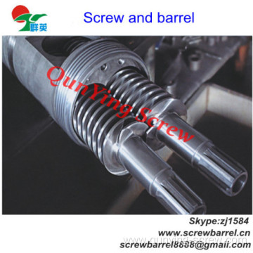 Conical Extruder Screw And Barrel For Cacao3 Pvc Profile 